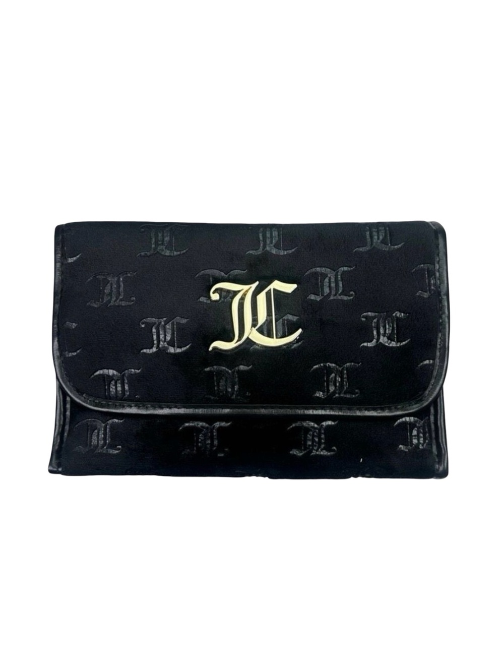 Juicy Couture Velour Cosmetics / Toiletry Hang Bag - 10” x 7” x 2”